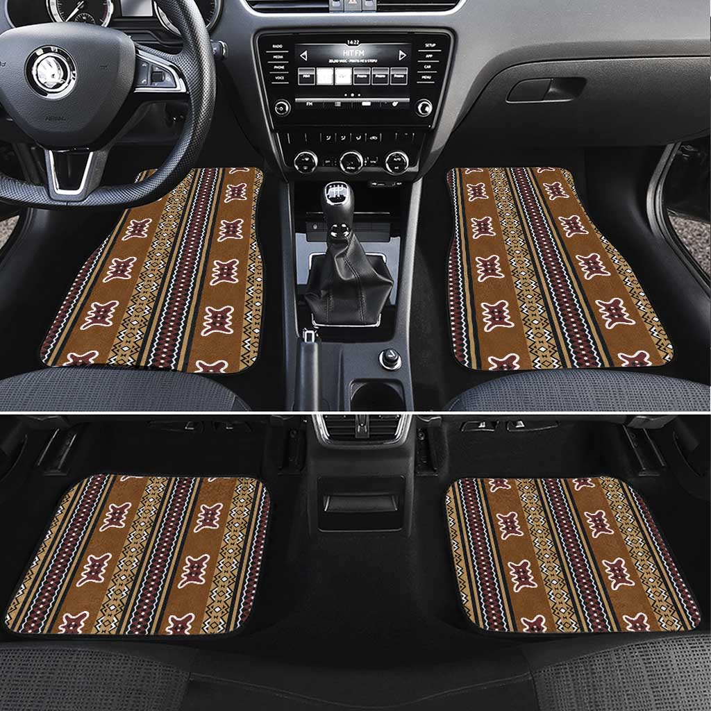 Mali Mud Cloth Car Mats Traditional Bologan Pattern by African Pride