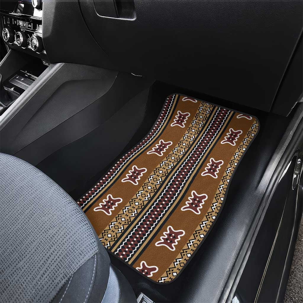 Mali Mud Cloth Car Mats Traditional Bologan Pattern - African Pride