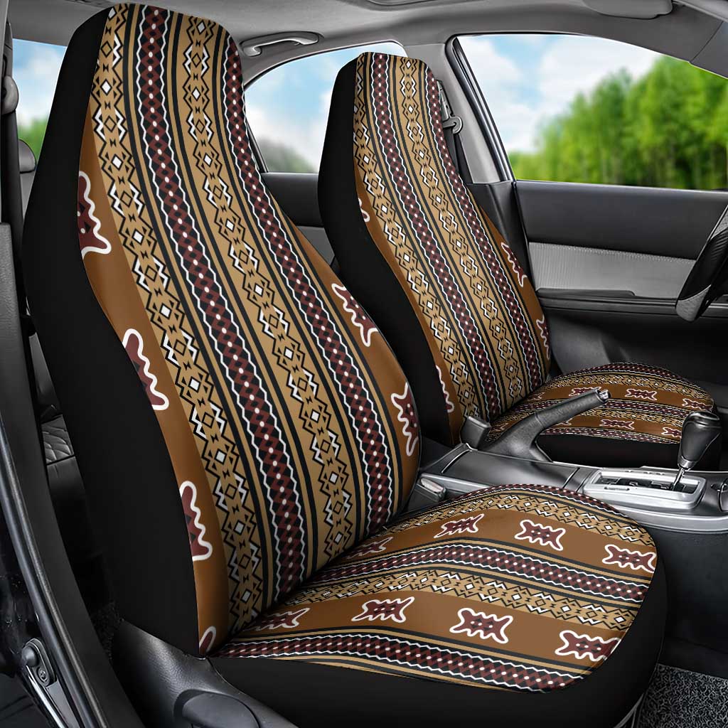 Mali Mud Cloth Car Seat Cover Traditional Bologan Pattern - African Pride
