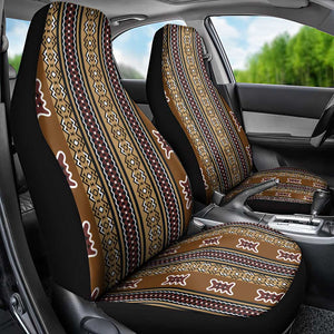Mali Mud Cloth Car Seat Cover Traditional Bologan Pattern - African Pride