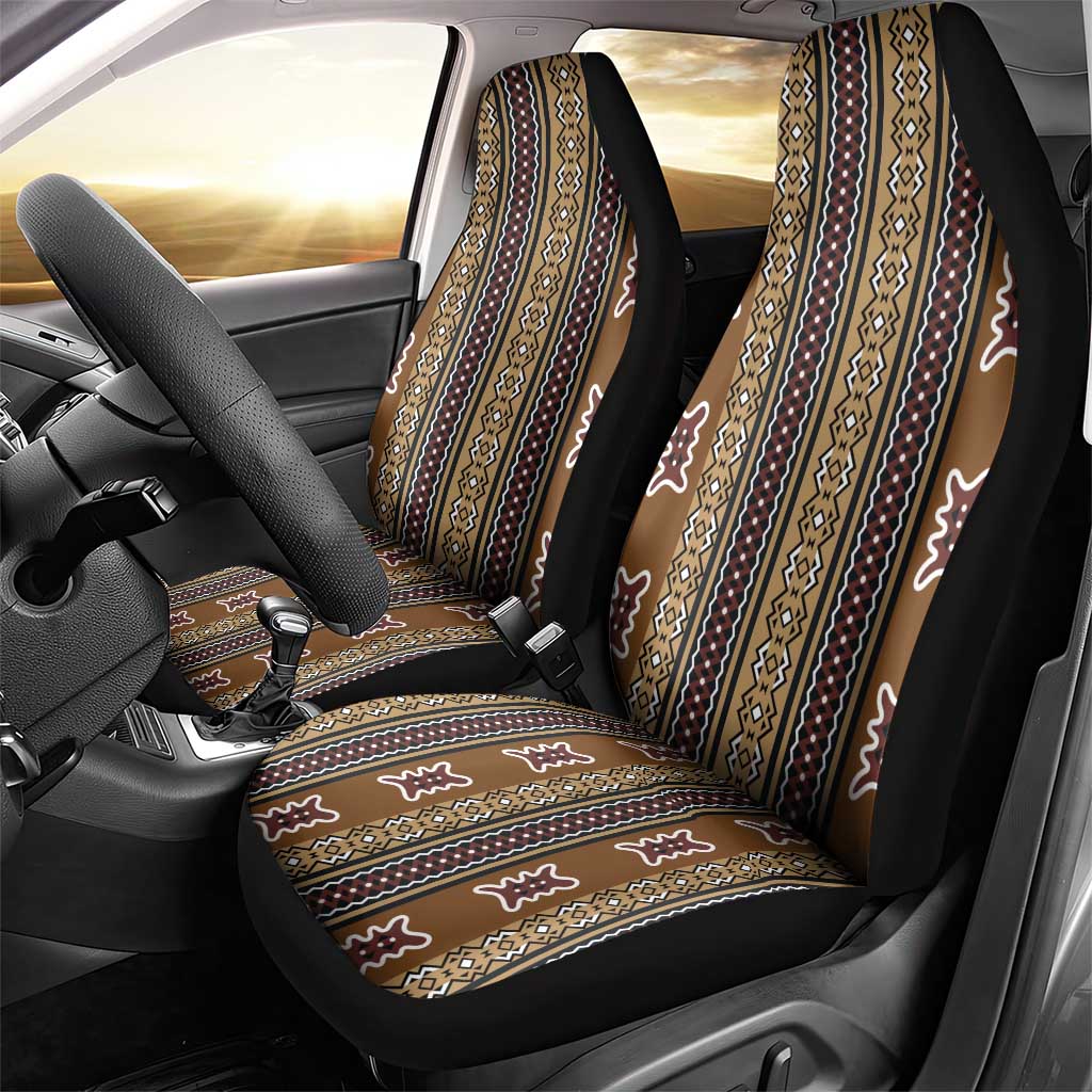 Mali Mud Cloth Car Seat Cover Traditional Bologan Pattern - African Pride