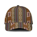 Mali Mud Cloth Classic Cap Traditional Bologan Pattern - African Pride