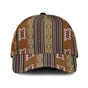 Mali Mud Cloth Classic Cap Traditional Bologan Pattern - African Pride