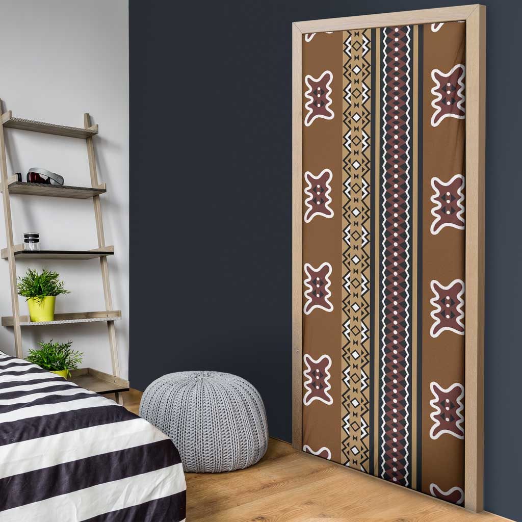 Mali Bologan Mud Cloth Pattern Door Cover