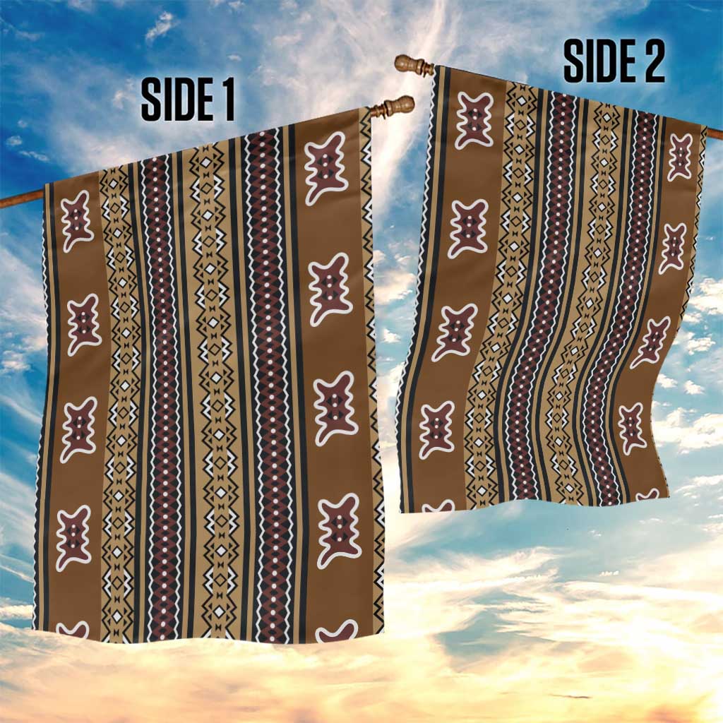 Mali Mud Cloth Garden Flag Traditional Bologan Pattern - African Pride