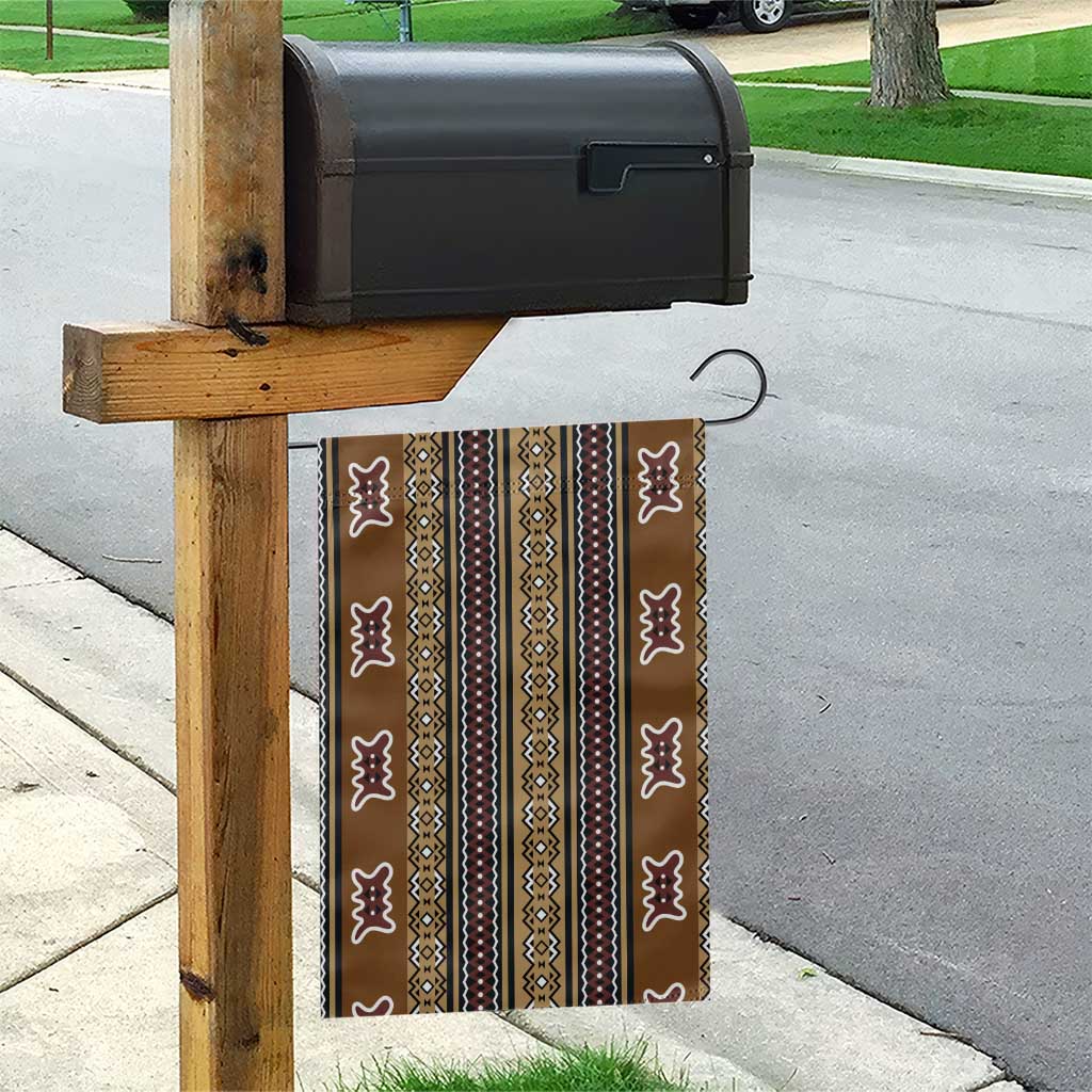 Mali Mud Cloth Garden Flag Traditional Bologan Pattern - African Pride