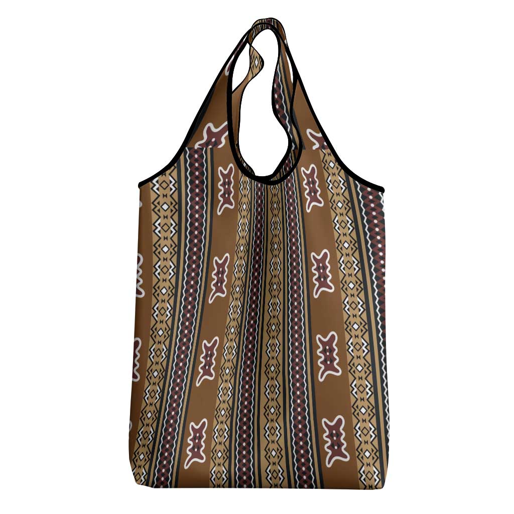 Mali Mud Cloth Grocery Bag Traditional Bologan Pattern - African Pride