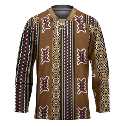 Mali Bologan Mud Cloth Pattern Hockey Jersey