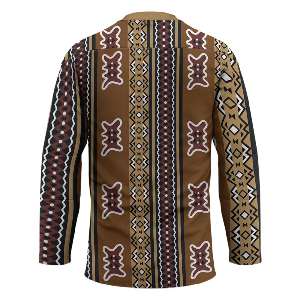Mali Bologan Mud Cloth Pattern Hockey Jersey