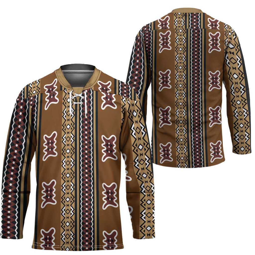 Mali Bologan Mud Cloth Pattern Hockey Jersey