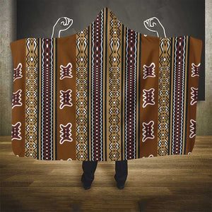 Mali Mud Cloth Hooded Blanket Traditional Bologan Pattern - African Pride