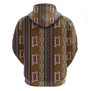Mali Mud Cloth Hoodie Traditional Bologan Pattern - African Pride