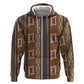 Mali Mud Cloth Hoodie Traditional Bologan Pattern - African Pride