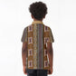 Mali Mud Cloth Kid Polo Shirt Traditional Bologan Pattern - African Pride
