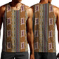 Mali Mud Cloth Men Tank Top Traditional Bologan Pattern - African Pride