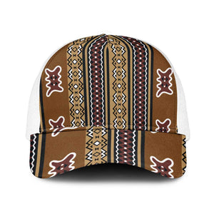 Mali Mud Cloth Mesh Trucker Cap Traditional Bologan Pattern - African Pride