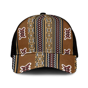 Mali Mud Cloth Mesh Trucker Cap Traditional Bologan Pattern - African Pride