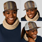 Mali Mud Cloth Mesh Trucker Cap Traditional Bologan Pattern - African Pride