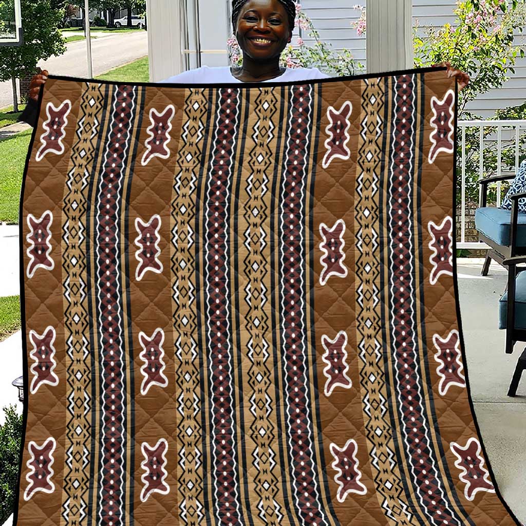 Mali Mud Cloth Quilt Traditional Bologan Pattern by African Pride