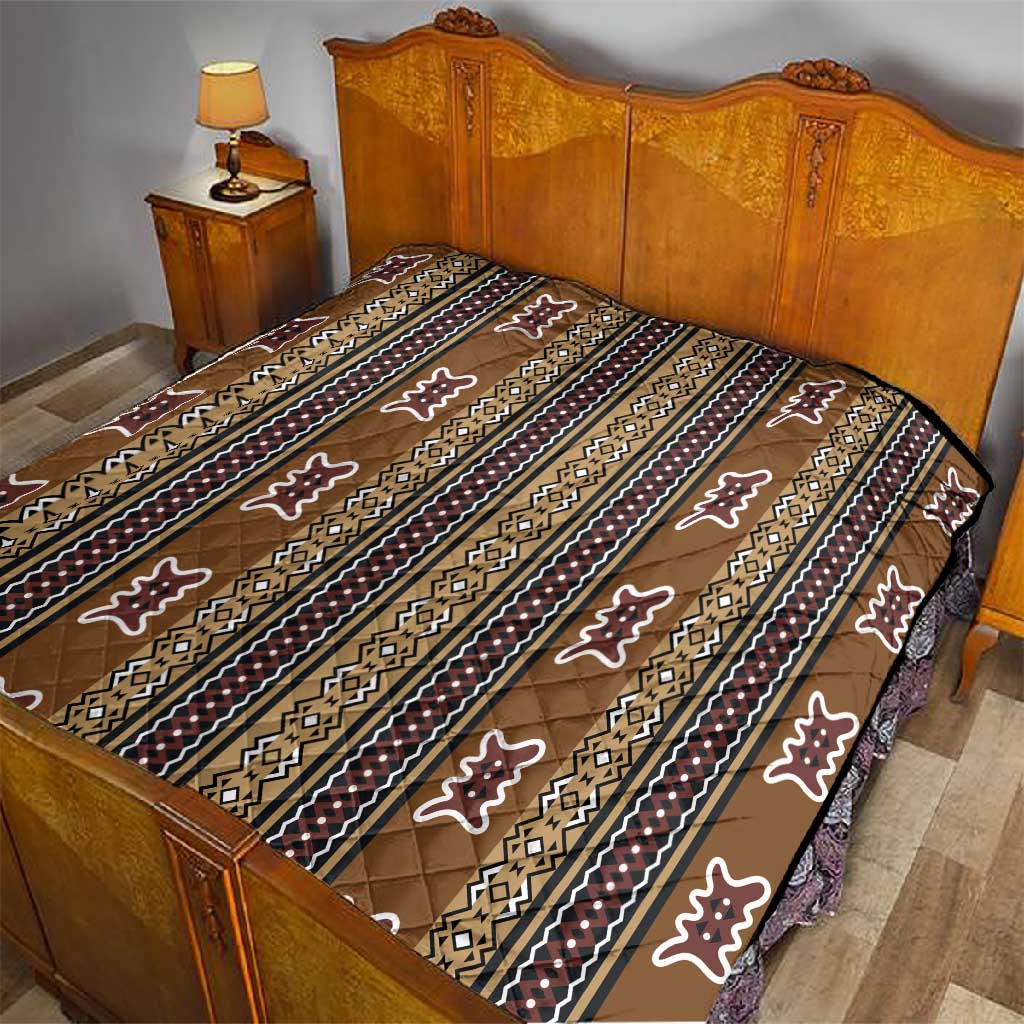 Mali Mud Cloth Quilt Traditional Bologan Pattern - African Pride