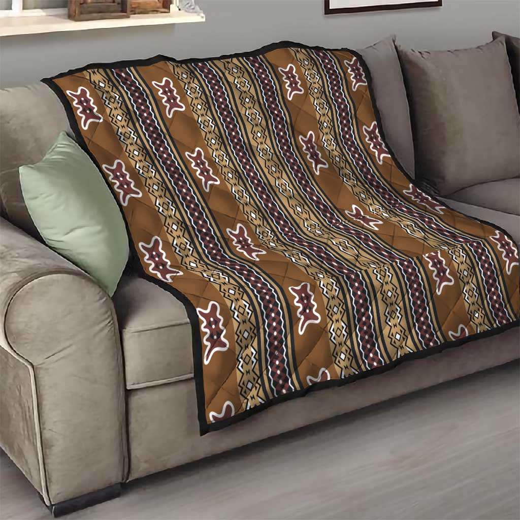 Mali Mud Cloth Quilt Traditional Bologan Pattern - African Pride
