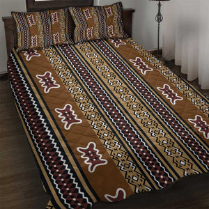 Mali Mud Cloth Quilt Bed Set Traditional Bologan Pattern - African Pride