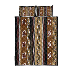 Mali Mud Cloth Quilt Bed Set Traditional Bologan Pattern - African Pride