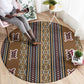 Mali Mud Cloth Round Carpet Traditional Bologan Pattern - African Pride