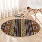 Mali Mud Cloth Round Carpet Traditional Bologan Pattern - African Pride