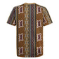 Mali Mud Cloth Rugby Jersey Traditional Bologan Pattern - African Pride