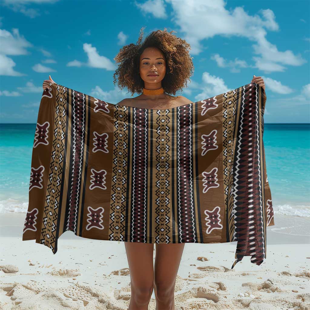 Mali Mud Cloth Sarong Traditional Bologan Pattern by African Pride
