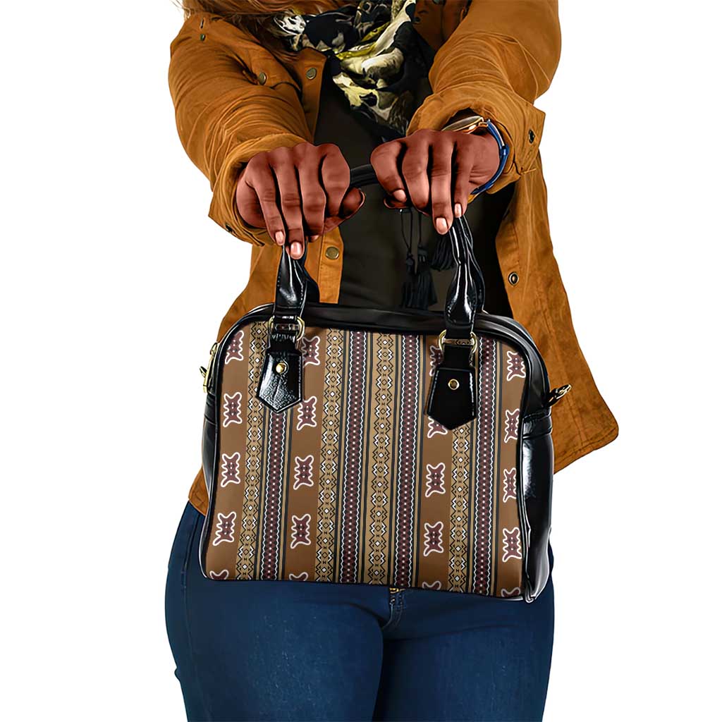 Mali Mud Cloth Shoulder Handbag Traditional Bologan Pattern - African Pride