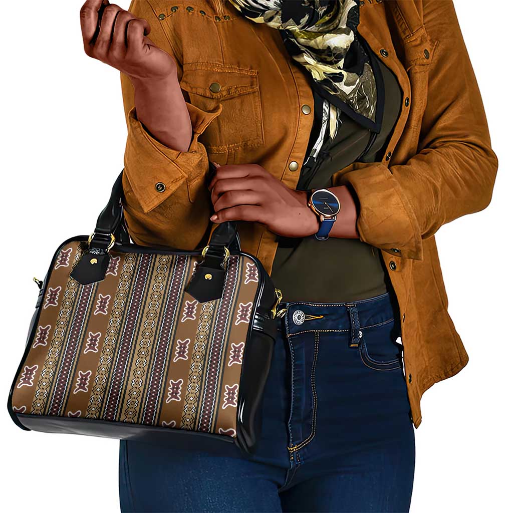 Mali Mud Cloth Shoulder Handbag Traditional Bologan Pattern - African Pride