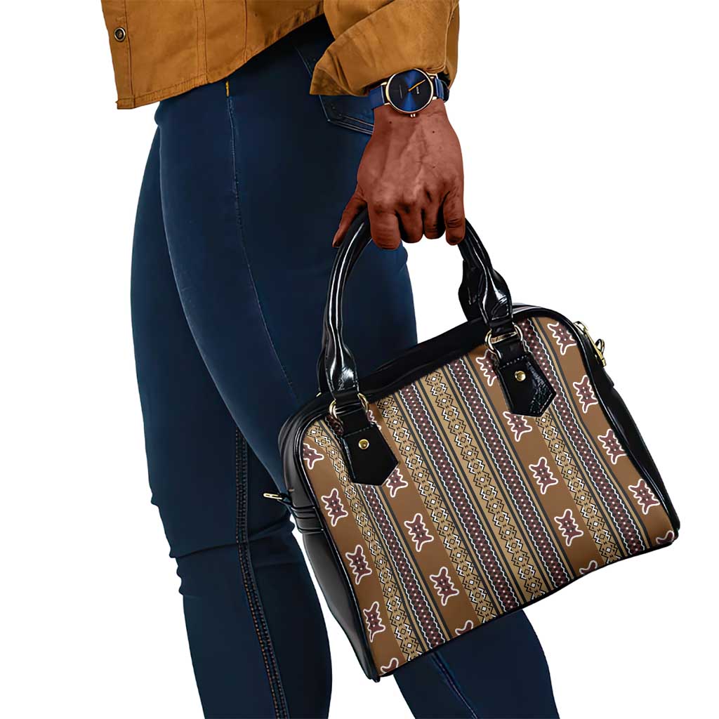 Mali Mud Cloth Shoulder Handbag Traditional Bologan Pattern - African Pride