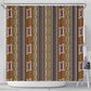 Mali Mud Cloth Shower Curtain Traditional Bologan Pattern - African Pride
