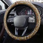 Mali Mud Cloth Steering Wheel Cover Traditional Bologan Pattern - African Pride