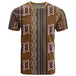 Mali Mud Cloth T shirt Traditional Bologan Pattern - African Pride
