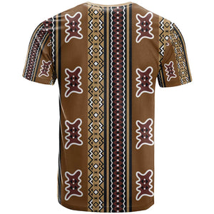 Mali Mud Cloth T shirt Traditional Bologan Pattern - African Pride