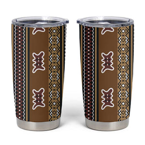 Mali Mud Cloth Tumbler Cup Traditional Bologan Pattern - African Pride