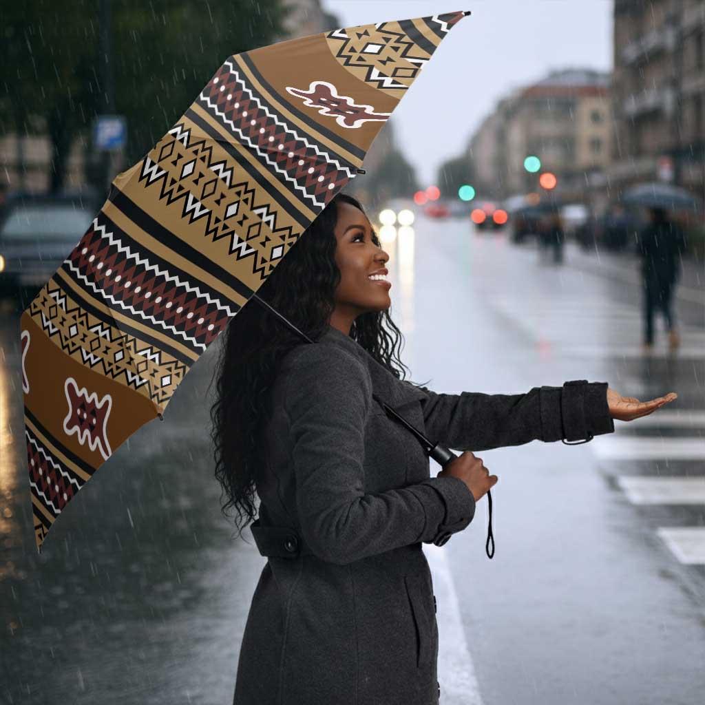 Mali Bologan Mud Cloth Pattern Umbrella