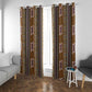Mali Mud Cloth Window Curtain Traditional Bologan Pattern - African Pride