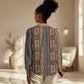 Mali Mud Cloth Women Casual Shirt Traditional Bologan Pattern - African Pride