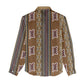 Mali Mud Cloth Women Casual Shirt Traditional Bologan Pattern - African Pride