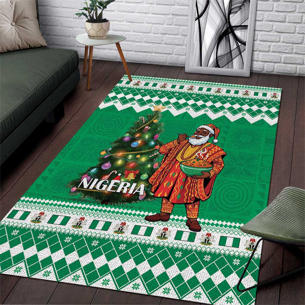 Afro Christmas in Nigeria Area Rug Eku Odun Eku IyeDun - African Pride
