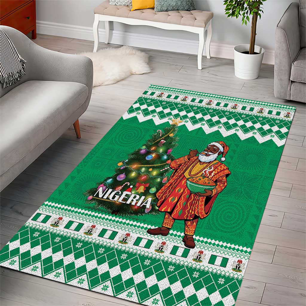 Afro Christmas in Nigeria Area Rug Eku Odun Eku IyeDun - African Pride