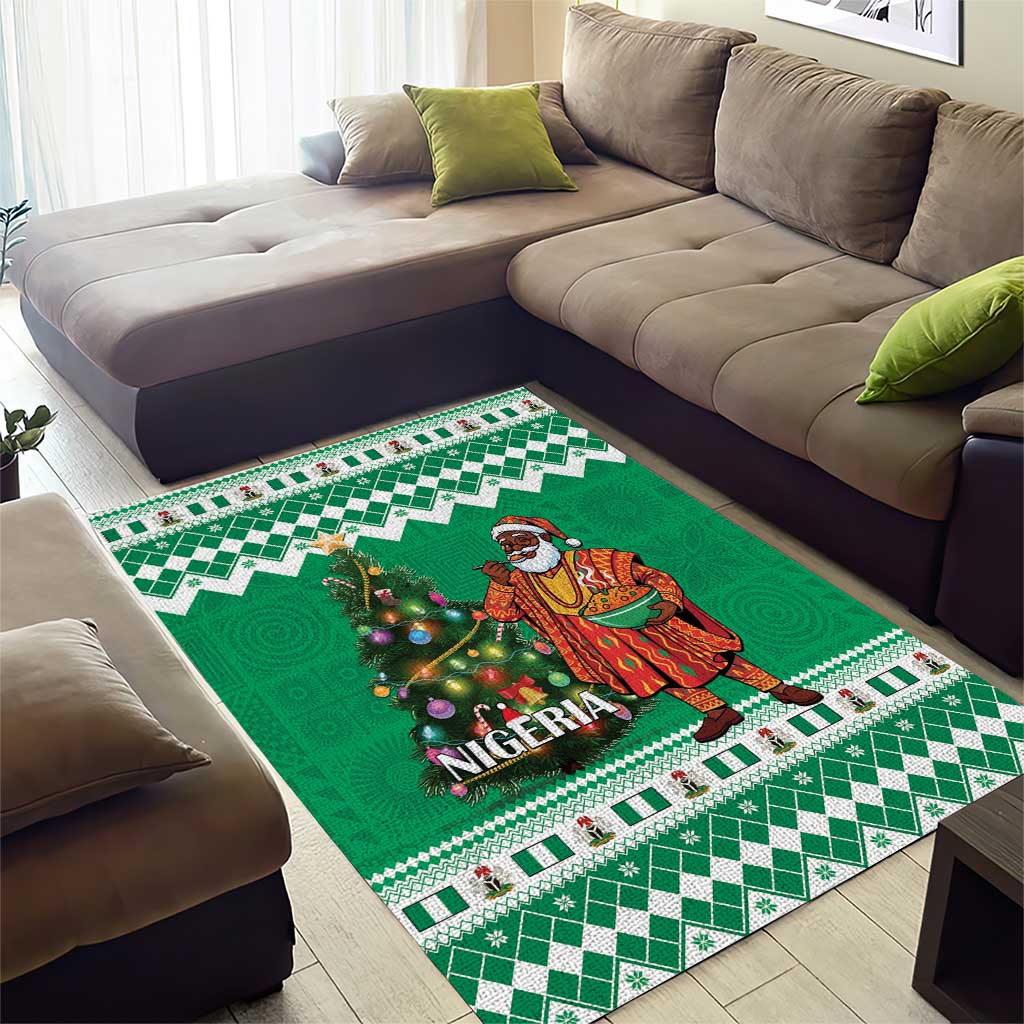 Afro Christmas in Nigeria Area Rug Eku Odun Eku IyeDun - African Pride