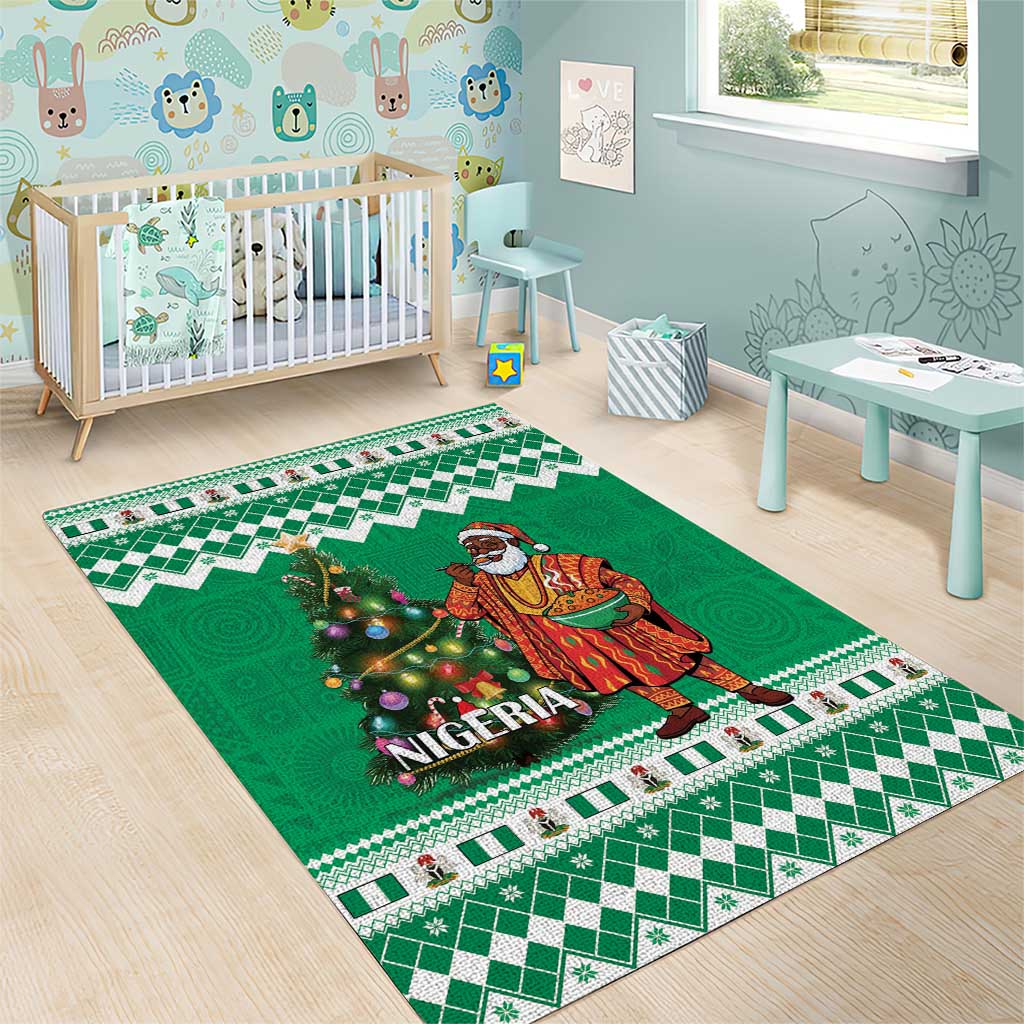 Afro Christmas in Nigeria Area Rug Eku Odun Eku IyeDun - African Pride