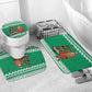 Nigeria Christmas Bathroom Set Black Santa With Jollof Rice