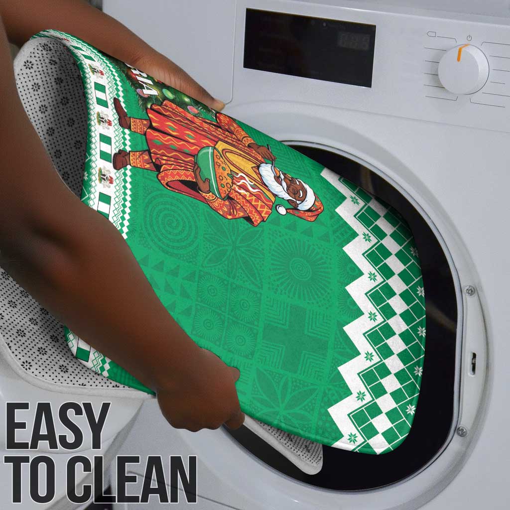 Nigeria Christmas Bathroom Set Black Santa With Jollof Rice