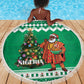 Afro Christmas in Nigeria Beach Blanket Eku Odun Eku IyeDun - African Pride